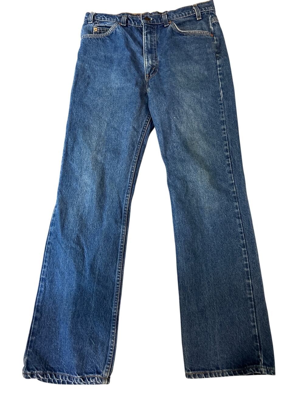 Vintage 1989 Levi 517 Orange Tab Bootcut Jeans USA 20517-0217 W34(33) L32(31.5)